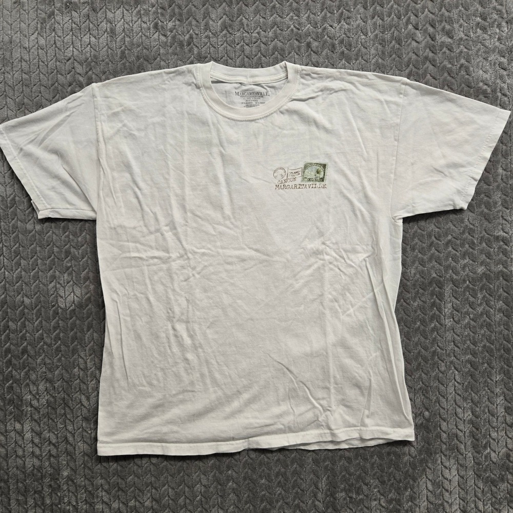 Margaritaville Cancun Graphic T-Shirt Mens XL Back‎ to the Beach Vacation